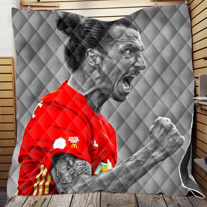 Inspiring Football Zlatan Ibrahimovic Quilt Blanket