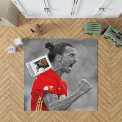 Inspiring Football Zlatan Ibrahimovic Rug