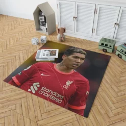 Inspiring Liverpool Football Roberto Firmino Rug 1