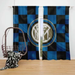 Inter Milan Copa America Club Window Curtain
