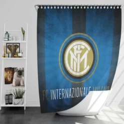 Inter Milan Energetic Football Club Shower Curtain