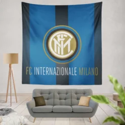Inter Milan Excellent Football Club Tapestry