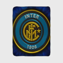 Inter Milan Exciting Football Club Fleece Blanket 1