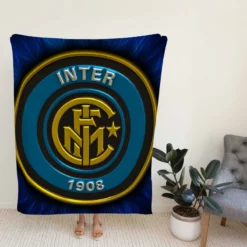 Inter Milan Exciting Football Club Fleece Blanket