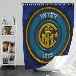 Inter Milan Exciting Football Club Shower Curtain