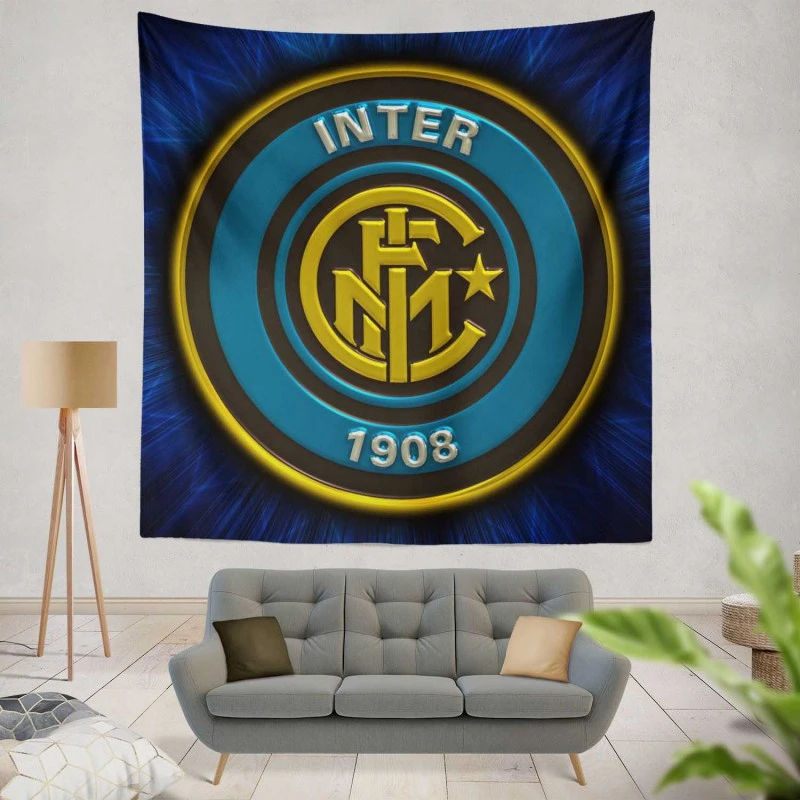 Inter Milan Exciting Football Club Tapestry
