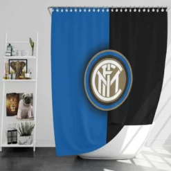 Inter Milan Italian Football Club Shower Curtain