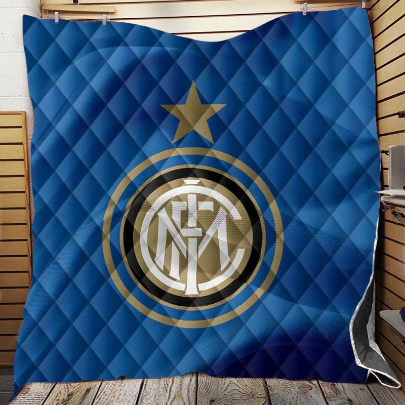 Inter Milan Popular Football Club Quilt Blanket
