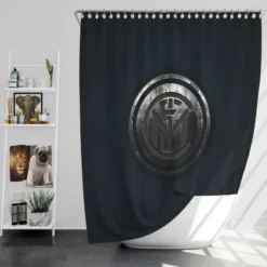 Inter Milan Powerful Football Team Shower Curtain