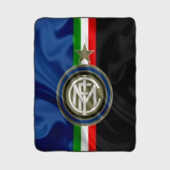 Inter Milan Strong Italian Club Logo Fleece Blanket 1