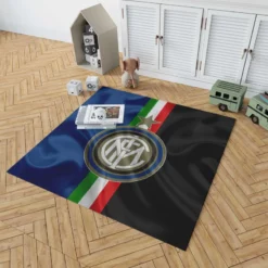 Inter Milan Strong Italian Club Logo Rug 1