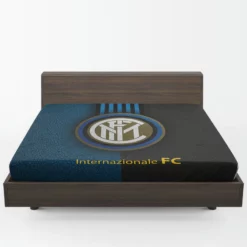 Inter Milan Top Ranked Football Club Logo Fitted Sheet 1