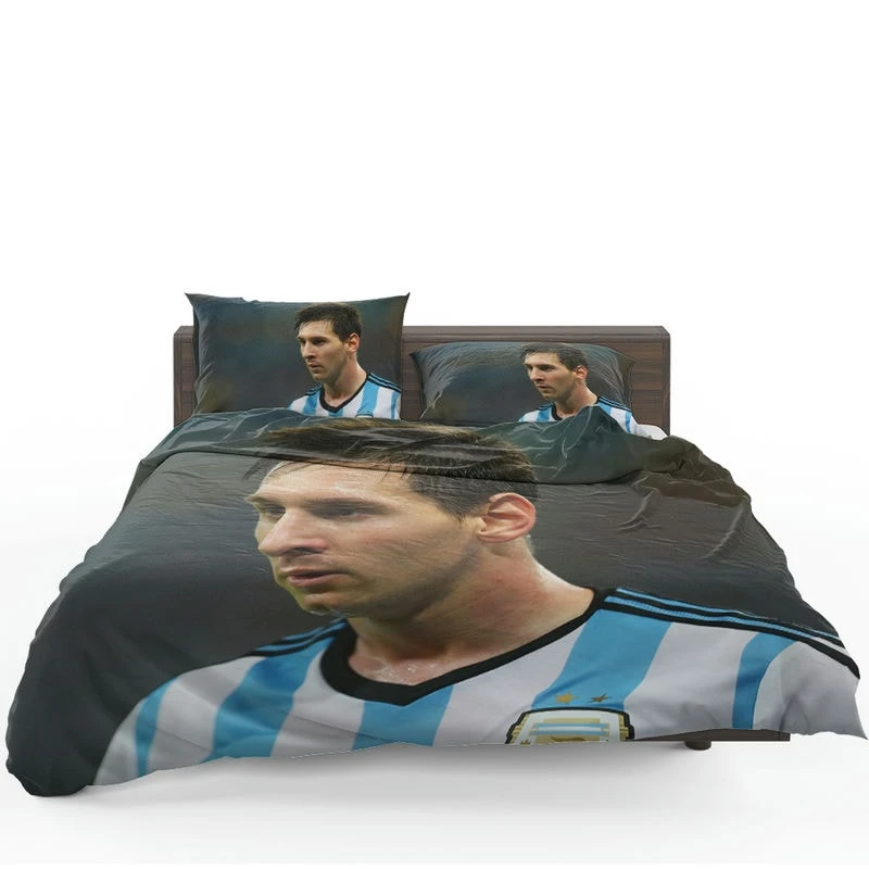 Invigorating Argentina Sports Player Lionel Messi Bedding Set