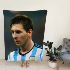 Invigorating Argentina Sports Player Lionel Messi Fleece Blanket