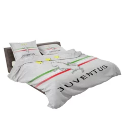 Italian Popular Soccer Club Juve Logo Bedding Set 2