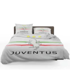 Italian Popular Soccer Club Juve Logo Bedding Set