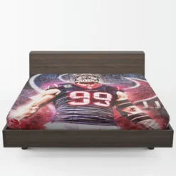 JJ Watt Classic NFL American Football Player Fitted Sheet 1