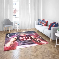 JJ Watt Classic NFL American Football Player Rug 2