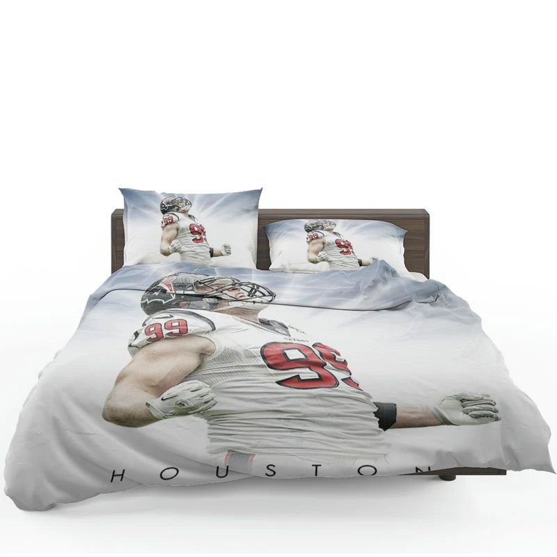 JJ Watt Energetic NFL American Football Player Bedding Set