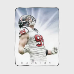 JJ Watt Energetic NFL American Football Player Fleece Blanket 1