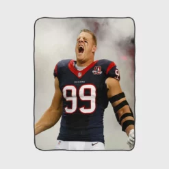 JJ Watt Houston Texans Excellent NFL Football Player Fleece Blanket 1