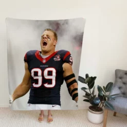 JJ Watt Houston Texans Excellent NFL Football Player Fleece Blanket