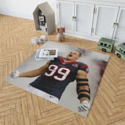 JJ Watt Houston Texans Excellent NFL Football Player Rug 1