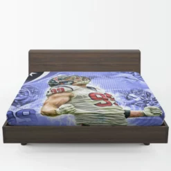 JJ Watt Houston Texans Exciting NFL Football Player Fitted Sheet 1