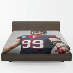 JJ Watt Popular NFL American Football Player Fitted Sheet 1