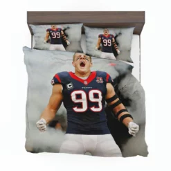 JJ Watt Professional NFL American Football Player Bedding Set 1