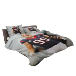 JJ Watt Professional NFL American Football Player Bedding Set 2