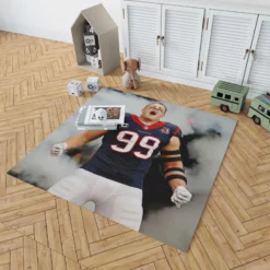 JJ Watt Professional NFL American Football Player Rug 1