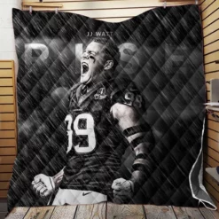 JJ Watt Top Ranked NFL American Football Player Quilt Blanket