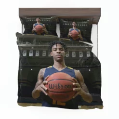 Ja Morant American Professional Basketball Player Bedding Set 1