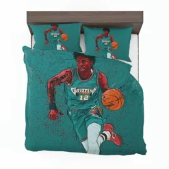 Ja Morant Excellent NBA Basketball Player Bedding Set 1