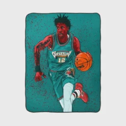 Ja Morant Excellent NBA Basketball Player Fleece Blanket 1