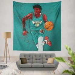 Ja Morant Excellent NBA Basketball Player Tapestry