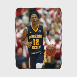 Ja Morant Popular NBA Basketball Player Fleece Blanket 1