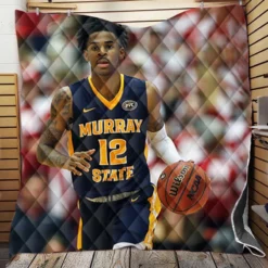 Ja Morant Popular NBA Basketball Player Quilt Blanket