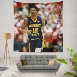 Ja Morant Popular NBA Basketball Player Tapestry