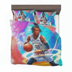 Ja Morant Strong NBA Basketball Player Bedding Set 1