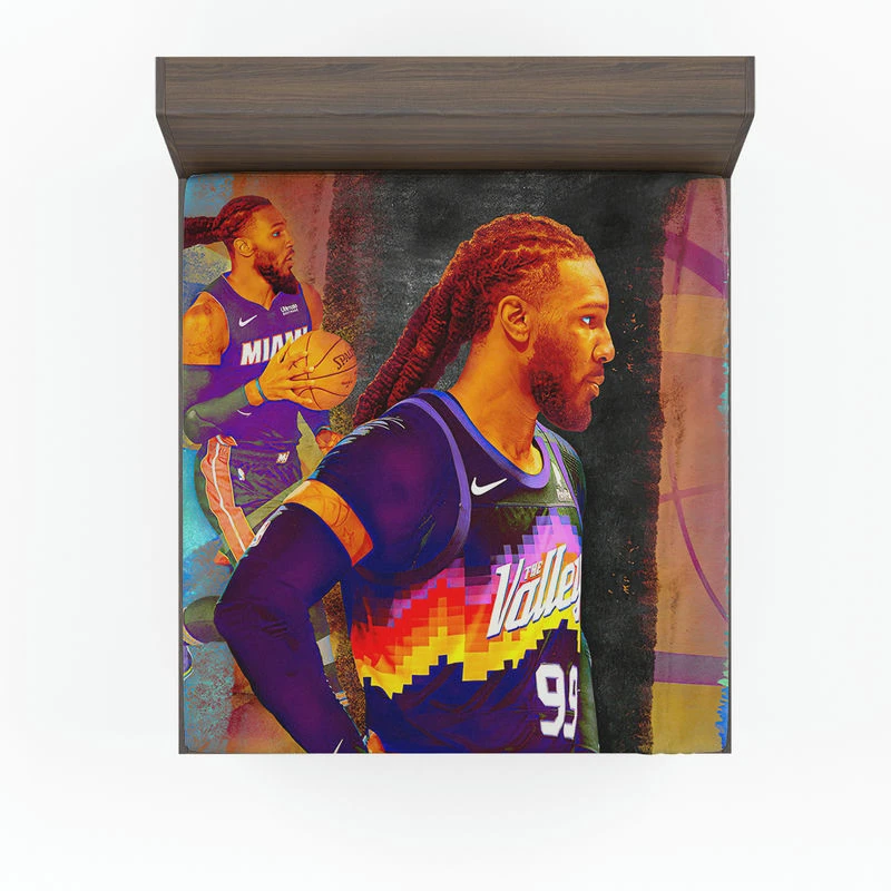 Jae Crowder Energetic NBA Basketball Player Fitted Sheet