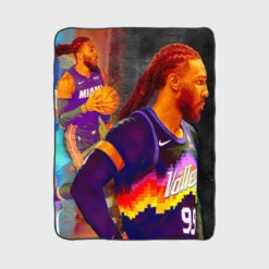 Jae Crowder Energetic NBA Basketball Player Fleece Blanket 1