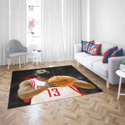 James Edward Harden Jr NBA Basketball Player Rug 2