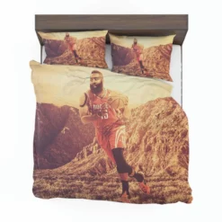 James Harden Energetic NBA Basketball Player Bedding Set 1