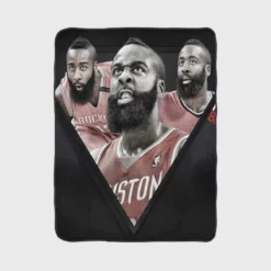 James Harden Excellent NBA Basketball Player Fleece Blanket 1