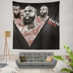 James Harden Excellent NBA Basketball Player Tapestry