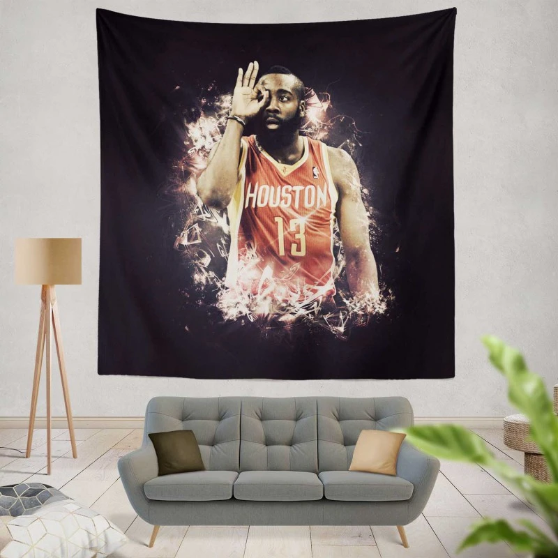 James Harden Philadelphia 76ers Top Player Tapestry