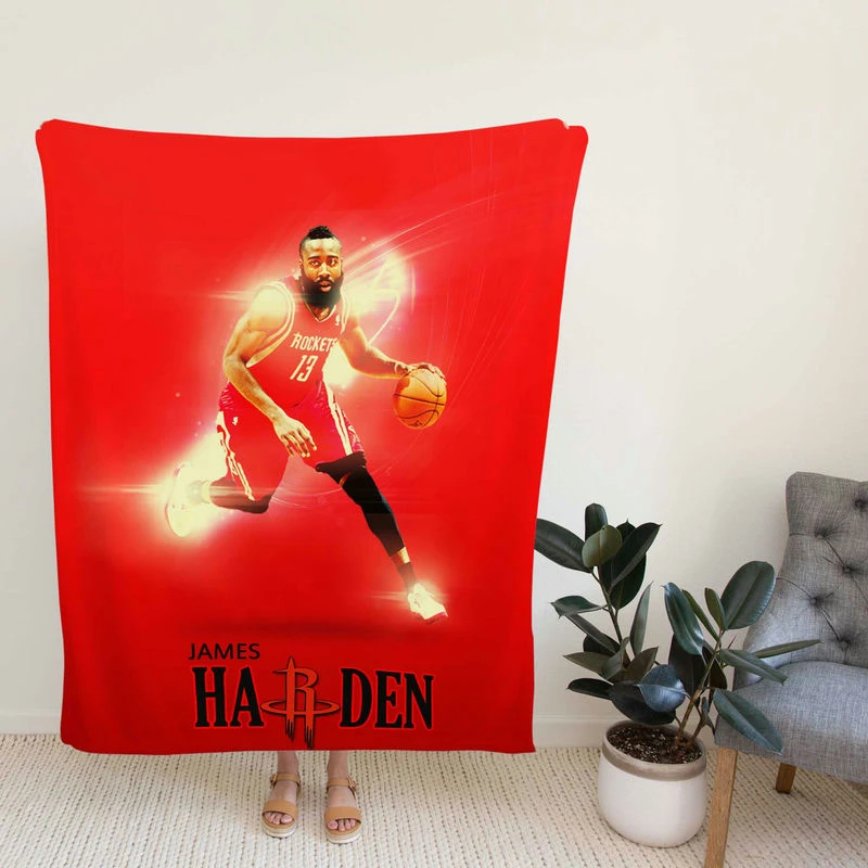 James Harden Popular NBA Basketball Player Fleece Blanket