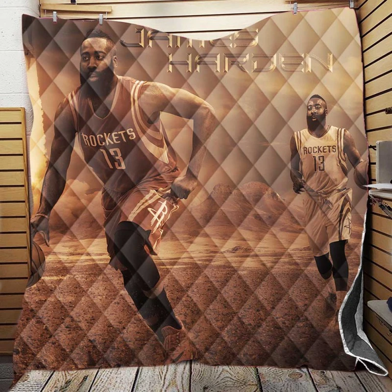 James Harden Strong NBA Basketball Player Quilt Blanket